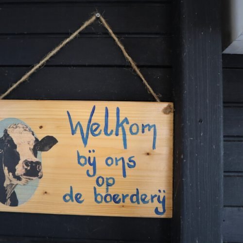 Biologische boerderij welkom op de boerderij